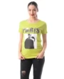 Frauen t -Shirt 8127 Paris Gelb ADROM