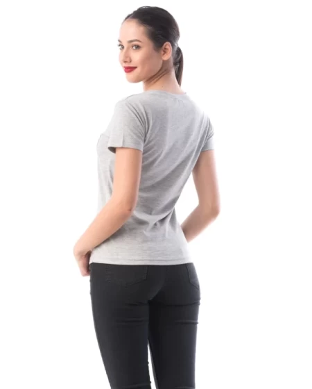 Frauen t -Shirt 8127 Paris Jasnoszary | ADROM