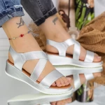 Frauensandalen Pt22 Silber Mei