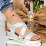Frauensandalen Pt22 Silber Mei