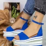 Frauen PT23A Sandalen blau Mei