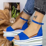 Frauen PT23A Sandalen blau Mei