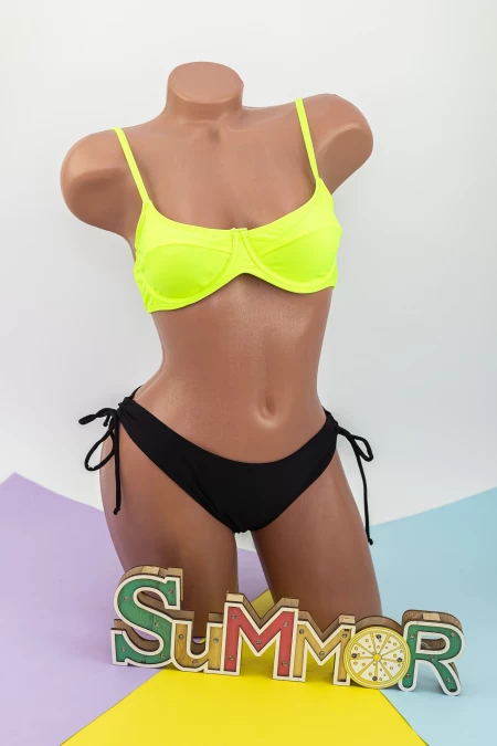 Frauenbadeanzug, 2 Stücke M093 Grüne Neon Meina