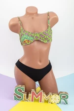 Badeanzug der Frauen, 2 Stücke L12 Grüne Neon Meina