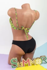 Badeanzug der Frauen, 2 Stücke L12 Grüne Neon Meina