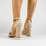 Sandalen mit dickem Absatz xkk537 Beige Mei