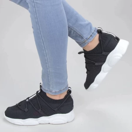 Frauen YQ50 Black-Biała-Sportschuhe Mei
