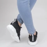 Frauen YQ50 Black-Biała-Sportschuhe Mei