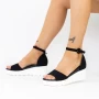 Sandalen auf der LM358-Plattform Czarny-Biała | Mei