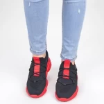 Frauen YQ50 Schwarz-Red-Sportschuhe Mei