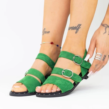 Frauensandalen LM366 Grün Mei
