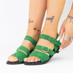 Frauensandalen LM366 Grün Mei