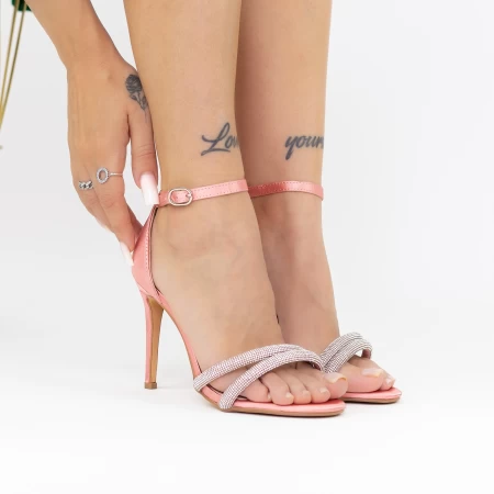Sandalen mit dünnem Absatz 2xkk573 Pink | Mei