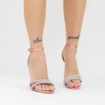 Sandalen mit dünnem Absatz 2xkk573 Pink | Mei
