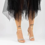 Sandalen mit einem dünnen Absatz 2YXD26 Beige | Mei