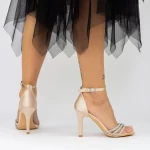 Sandalen mit einem dünnen Absatz 2YXD26 Beige | Mei
