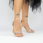Sandalen mit einem dünnen Absatz 2YXD26 Beige | Mei