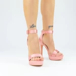 Sandalen mit einer dünnen Ferse und 2xkk576 rosa Plattform Mei