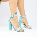 Sandalen mit dicken Absätzen 2xkk571 hellblau Mei