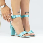 Sandalen mit dicken Absätzen 2xkk571 hellblau Mei
