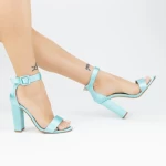 Sandalen mit dicken Absätzen 2xkk571 hellblau Mei