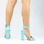 Sandalen mit dicken Absätzen 2xkk571 hellblau Mei