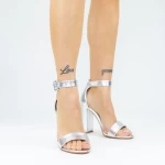 Sandalen mit dicken Absätzen 2xkk571a Silber Mei