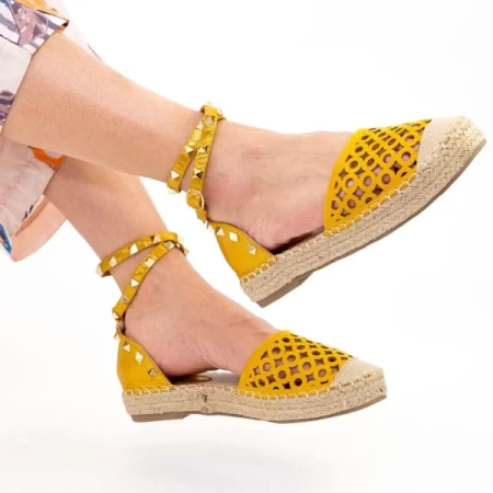 Frauenschuhe jeden Tag HJ8 Gelb Mei