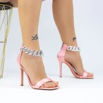 Sandalen mit einem dünnen Absatz 2xkk575 Pink | Mei
