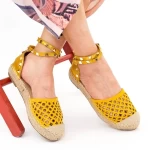 Frauenschuhe jeden Tag HJ8 Gelb Mei