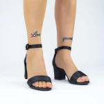 Sandalen mit dicken Absätzen 2xkk572 schwarz | Mei