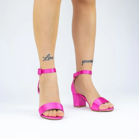 Sandalen mit dicken Absätzen 2xkk572 Fuchsia | Mei