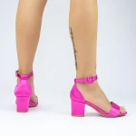 Sandalen mit dicken Absätzen 2xkk572 Fuchsia | Mei