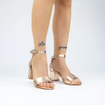 Sandalen mit dicken Absätzen 2xkk572a Champagner | Mei