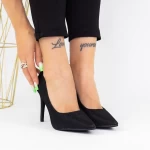 Schuhe mit dünnem Absatz xkk250b schwarz | Mei