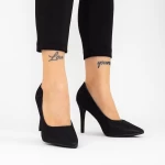 Schuhe mit dünnem Absatz xkk250b schwarz | Mei