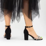 Sandalen mit dicken Absätzen 2RG11 Schwarz | Mei