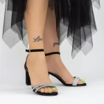 Sandalen mit dicken Absätzen 2RG13 Schwarz | Mei