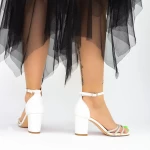 Sandalen mit dicken Absätzen 2RG13 Weiß | Mei