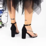 Sandalen mit dicken Absätzen 2RG12 Schwarz | Mei