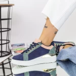 Frauen Sportschuhe C2041 Blue Pink | Mode