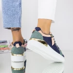 Frauen Sportschuhe C2041 Blue Pink | Mode