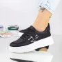 Frauen Sportschuhe 20d82 Black-Biała | KK & VV
