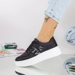 Frauen Sportschuhe 20d82 Black-Biała | KK & VV