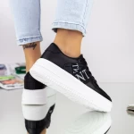 Frauen Sportschuhe 20d82 Black-Biała | KK & VV