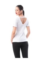Frauen t -Shirt 8122 Valentina White | ADROM