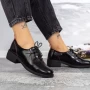 Frauenschuhe jeden Tag 191018-1 Schwarz-Red | Gebildet