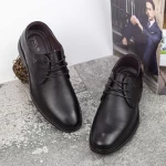 Herrenschuhe aus natürlichen Leder 91785 Schwarz | Mels