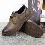Herrenschuhe aus natürlichen Leder 806003 Grau Mels