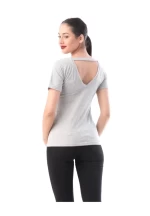 Frauen t -Shirt 8122 Valentina Jasnoszary | ADROM